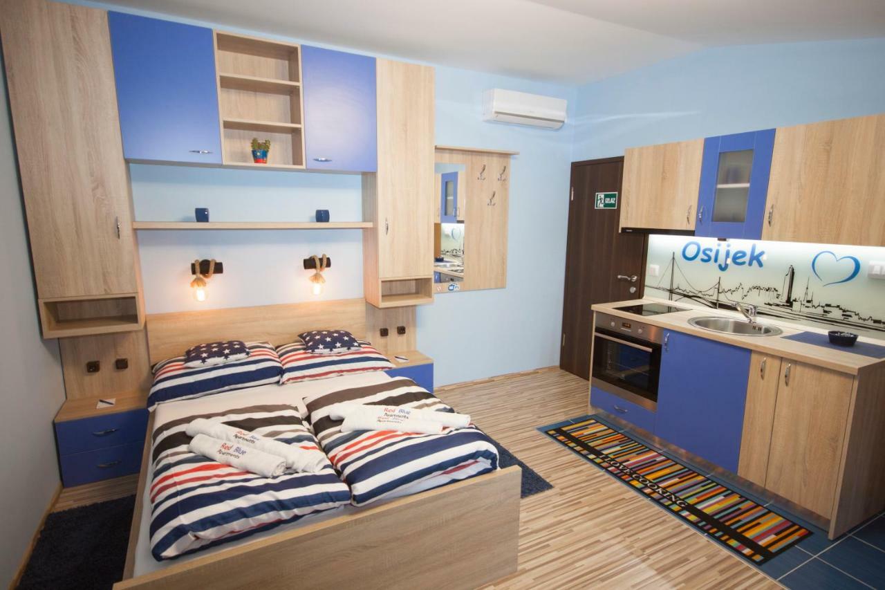 Design Apartments Red Blue Osijek Eksteriør billede